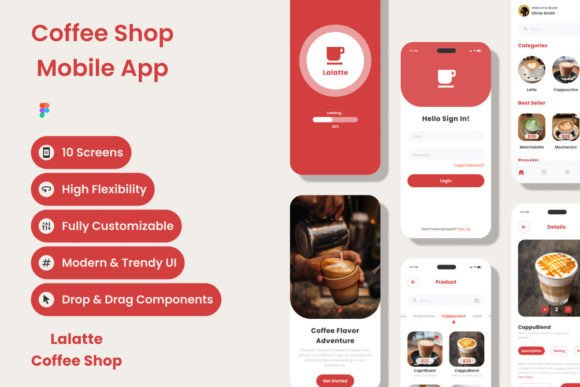 Discover Lalatte: Your Coffee Shop Mobile App for Digital Craftsmanship