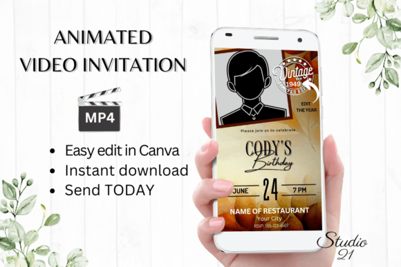 Effortless Vintage Birthday Invitations: A Digital Designer's Guide