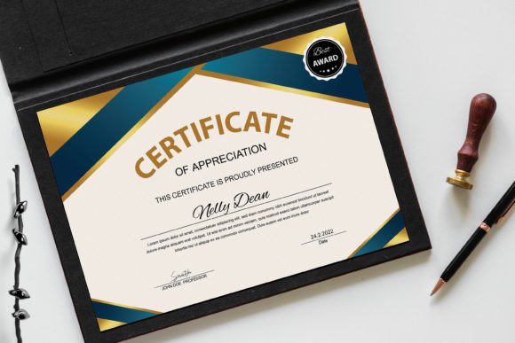 Elevate Your Recognition with a Minimalist Certificate Design