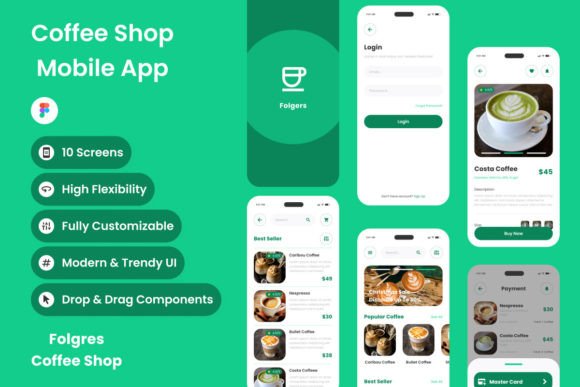 Folgers - Coffee Shop Mobile App: A Designer's First Look