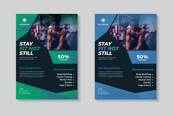 Gym Fitness Flyer Design Template Design: Your Blueprint for Motivation