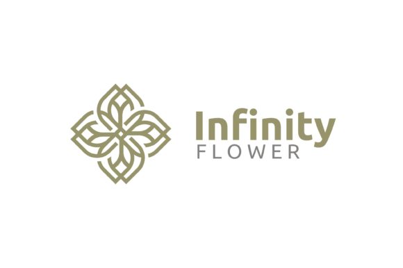 Infinity Flower Logo: A Scalable Vector for Modern Brands