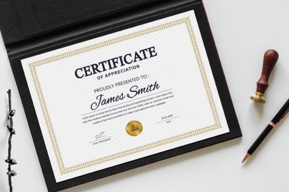 Timeless Design, Instantly Editable: The Vintage Certificate Layout