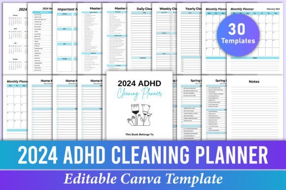 Transform Your Home: The 2024 ADHD Cleaning Planner