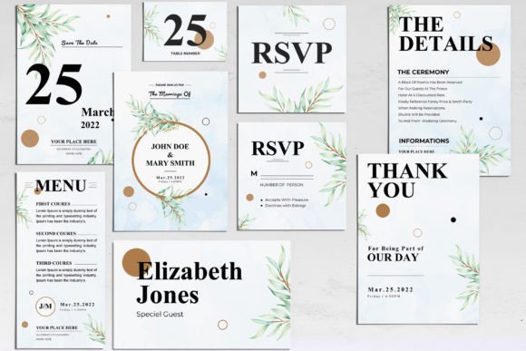 Wedding Invitation Suite: Your Complete Template Solution